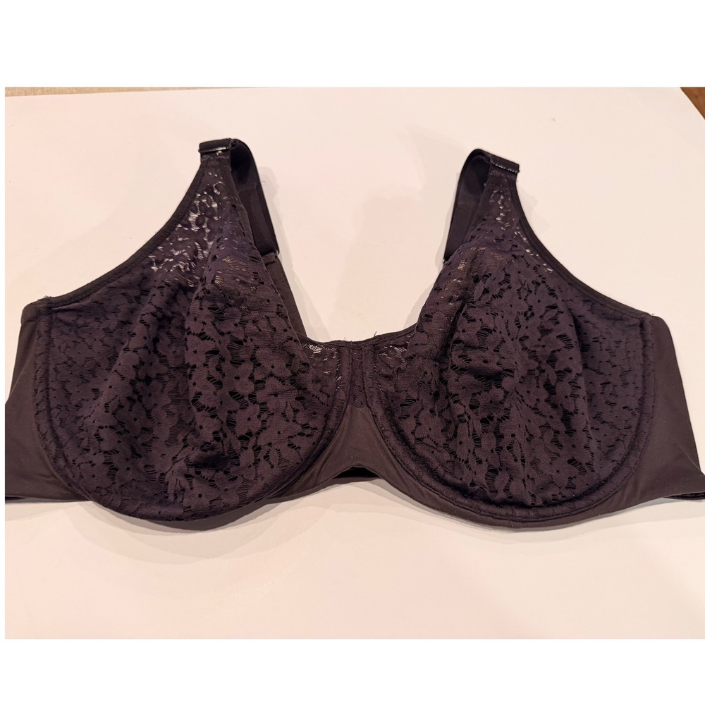Chantelle C Magnifique Seamless Unlined Minimizer Bra Black Lace 1891 40DD